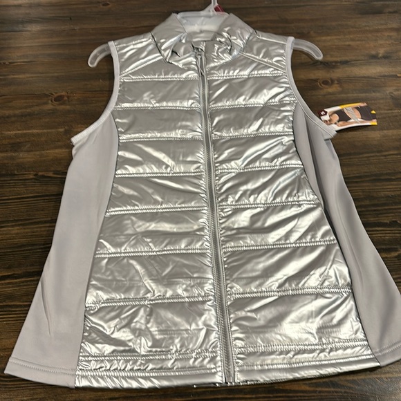Avia Jackets & Blazers - Avia silver Puffer Vest new